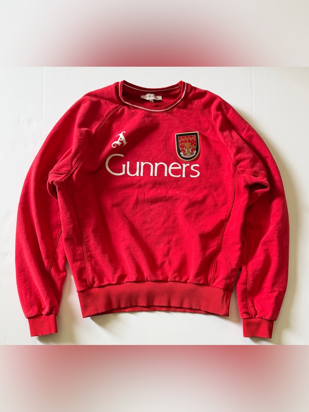 Arsenal FC Sweatshirt Red Gunners Vintage Retro Crewneck Concordia Size Xl